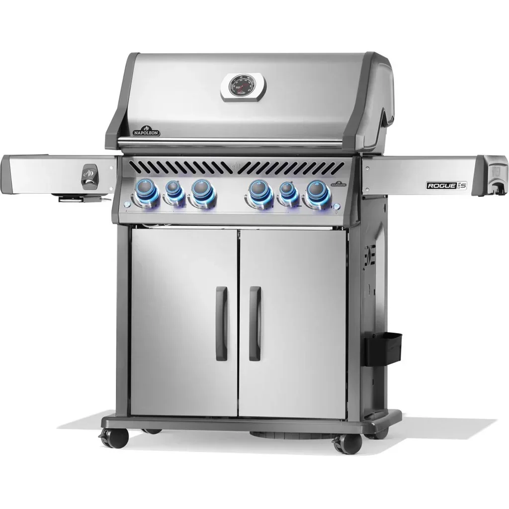 Barbacoa Gas Napoleon Rogue PRO-S 525 RSIB Acero Inoxidable 5 Quemadores con Asador