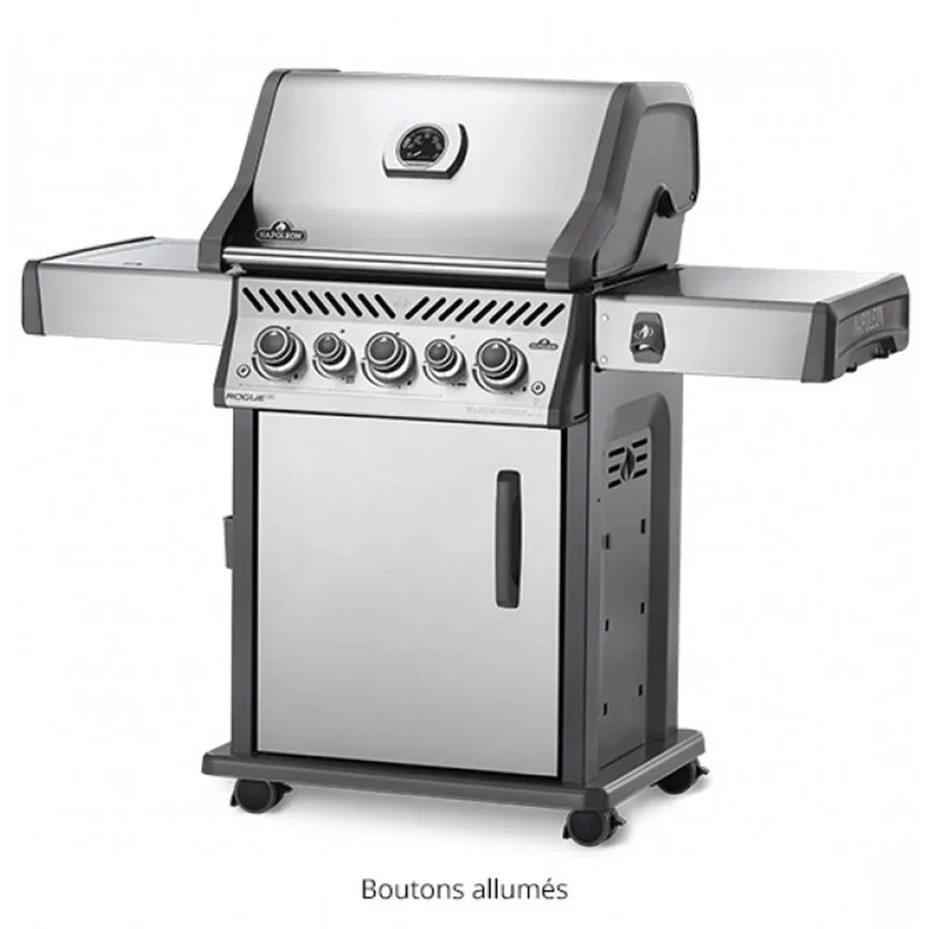Barbacoa Gas Napoleon Rogue SE 425 Acero Inoxidable 3 Quemadores Premium Infrarrojo