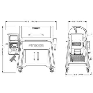 Pit Boss Competition Series TITAN 2025 Pellet Grill Smoker BBQ