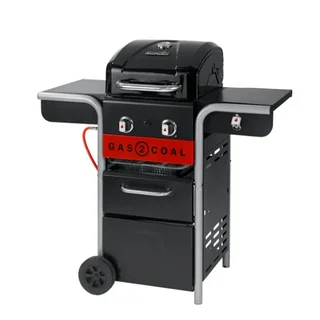 Barbacoa híbrida Char-Broil GAS2COAL 2.0 210 gas y carbón 2 quemadores