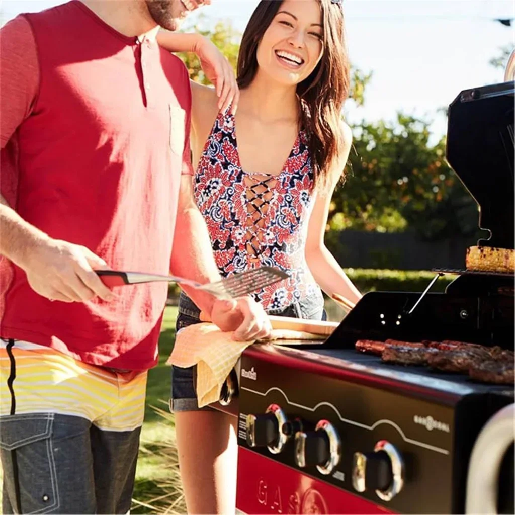 Barbacoa híbrida Char-Broil GAS2COAL 330 - Parrilla 2 en 1 de gas y carbón