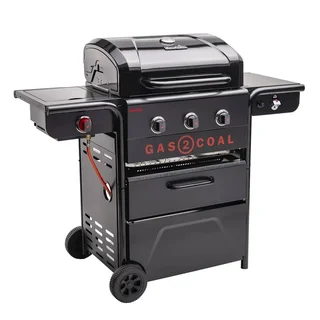 Barbacoa híbrida Char-Broil Gas2Coal 2.0 330 - Gas y carbón