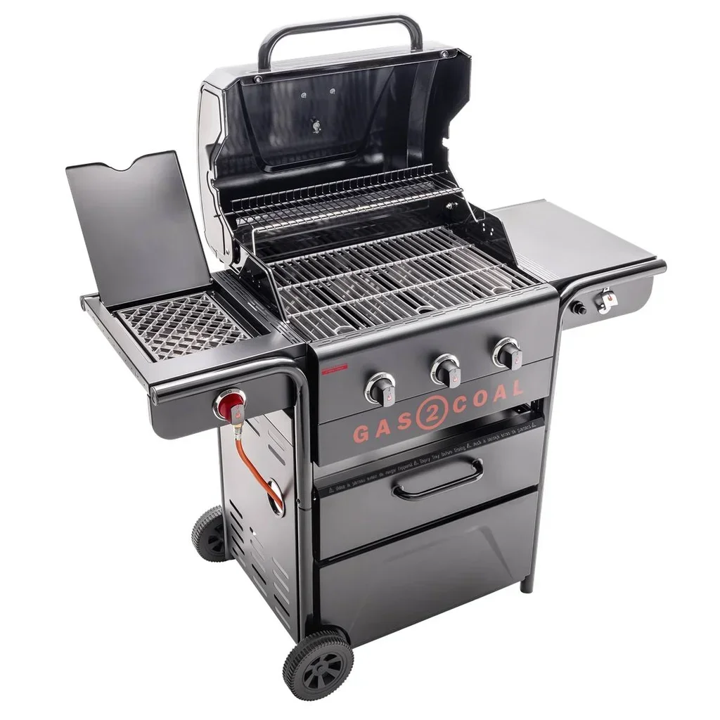 Barbacoa híbrida Char-Broil Gas2Coal 2.0 330 - Gas y carbón