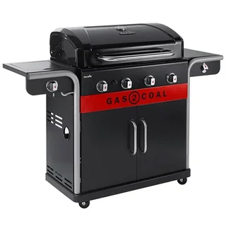 Barbacoa Híbrida Char-Broil Gas2Coal 2.0 440 Gas Carbón 4 Quemadores