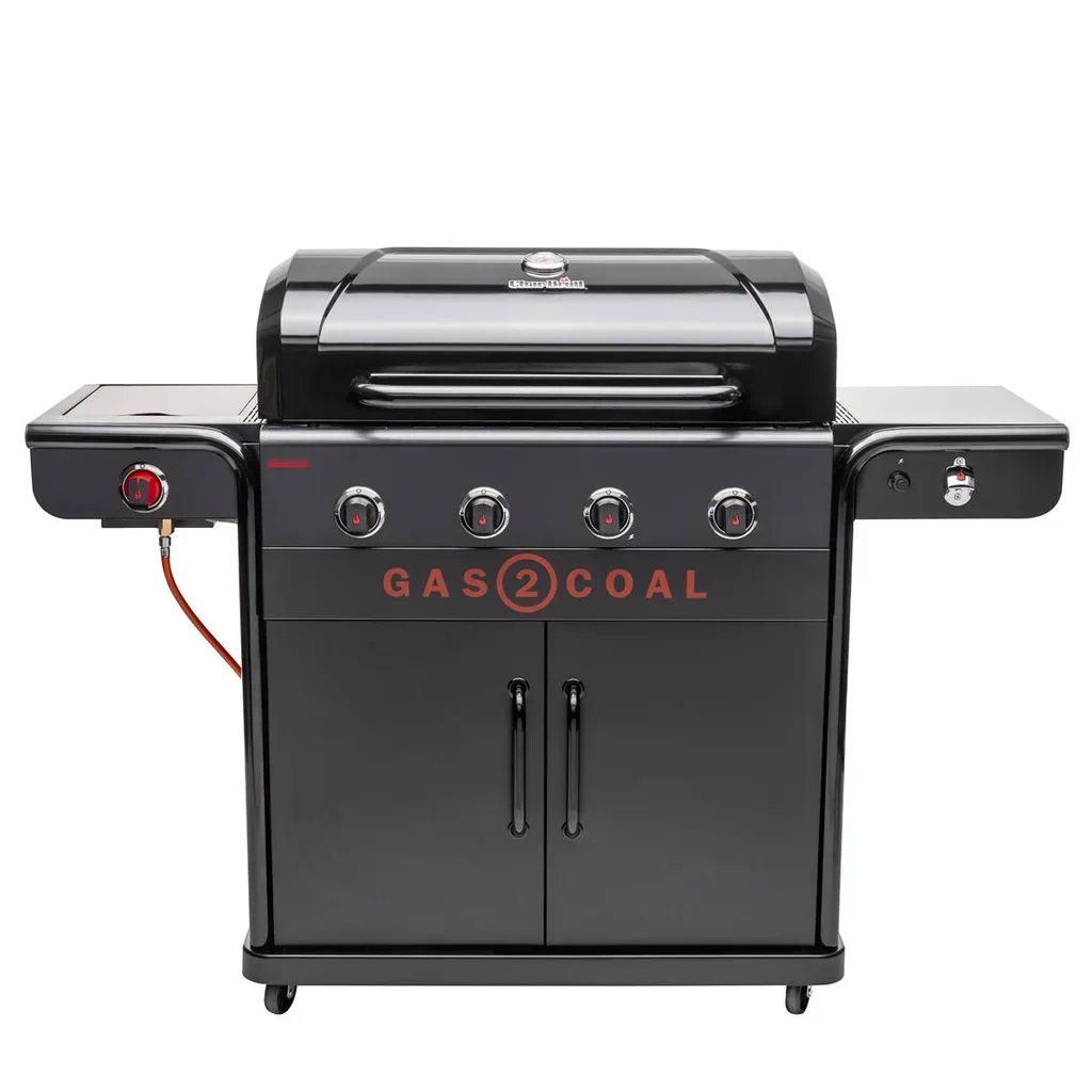 Barbacoa Híbrida Char-Broil Gas2Coal 2.0 440 Gas Carbón 4 Quemadores