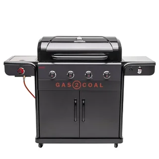 Barbacoa Híbrida Char-Broil Gas2Coal 2.0 440 Gas Carbón 4 Quemadores