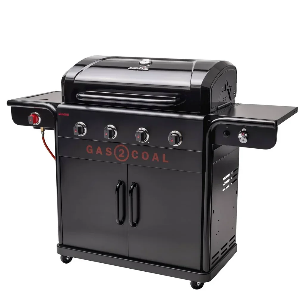 Barbacoa Híbrida Char-Broil Gas2Coal 2.0 440 Gas Carbón 4 Quemadores