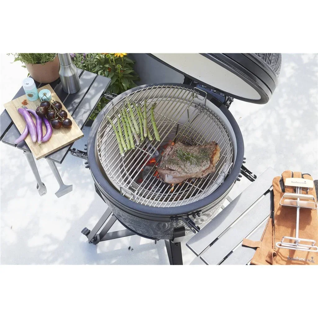 Barbacoa Kamado Barbecook Kamal 2.0 Large Negro Mate Cerámica 46 cm