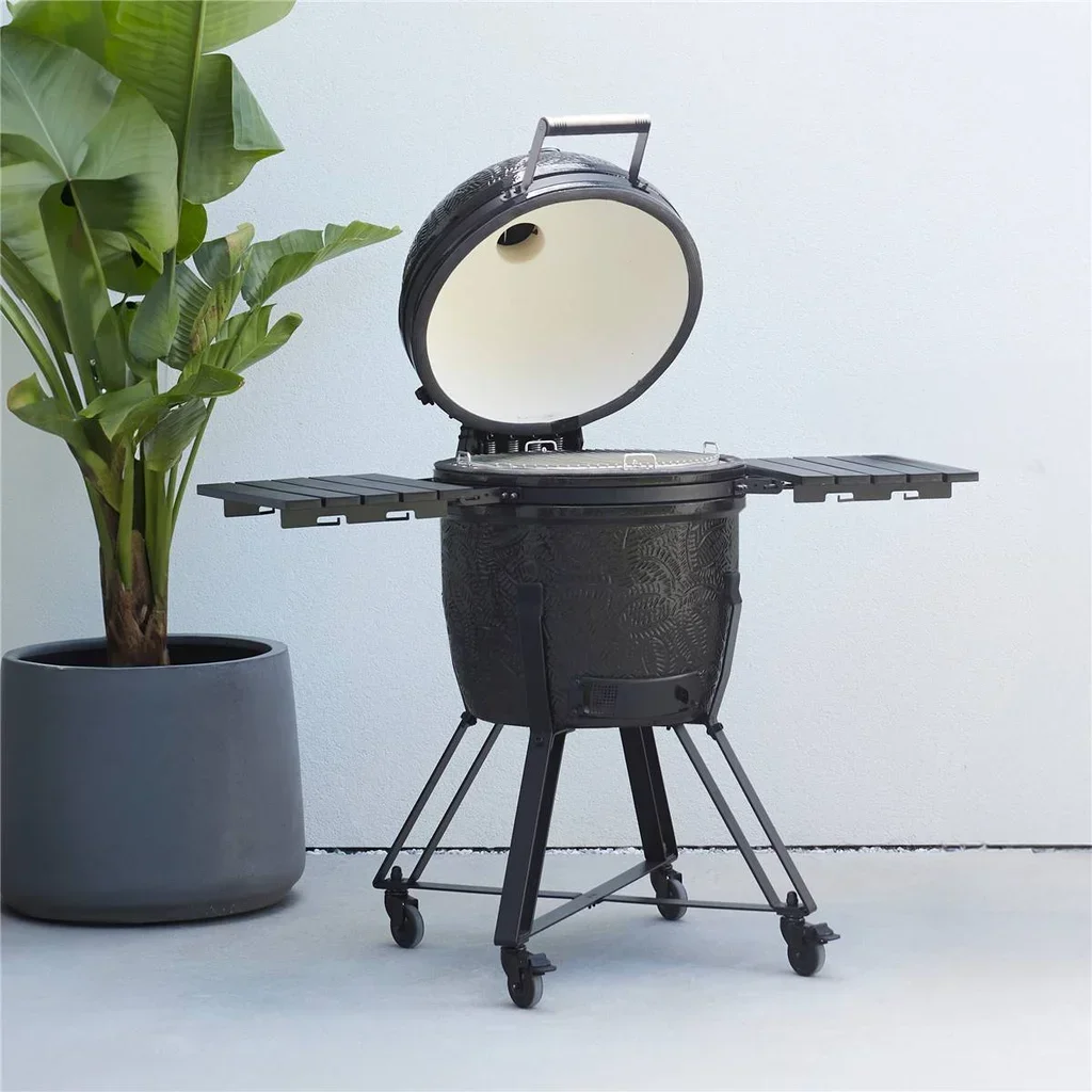 Barbacoa Kamado Barbecook Kamal 2.0 Large Negro Mate Cerámica 46 cm