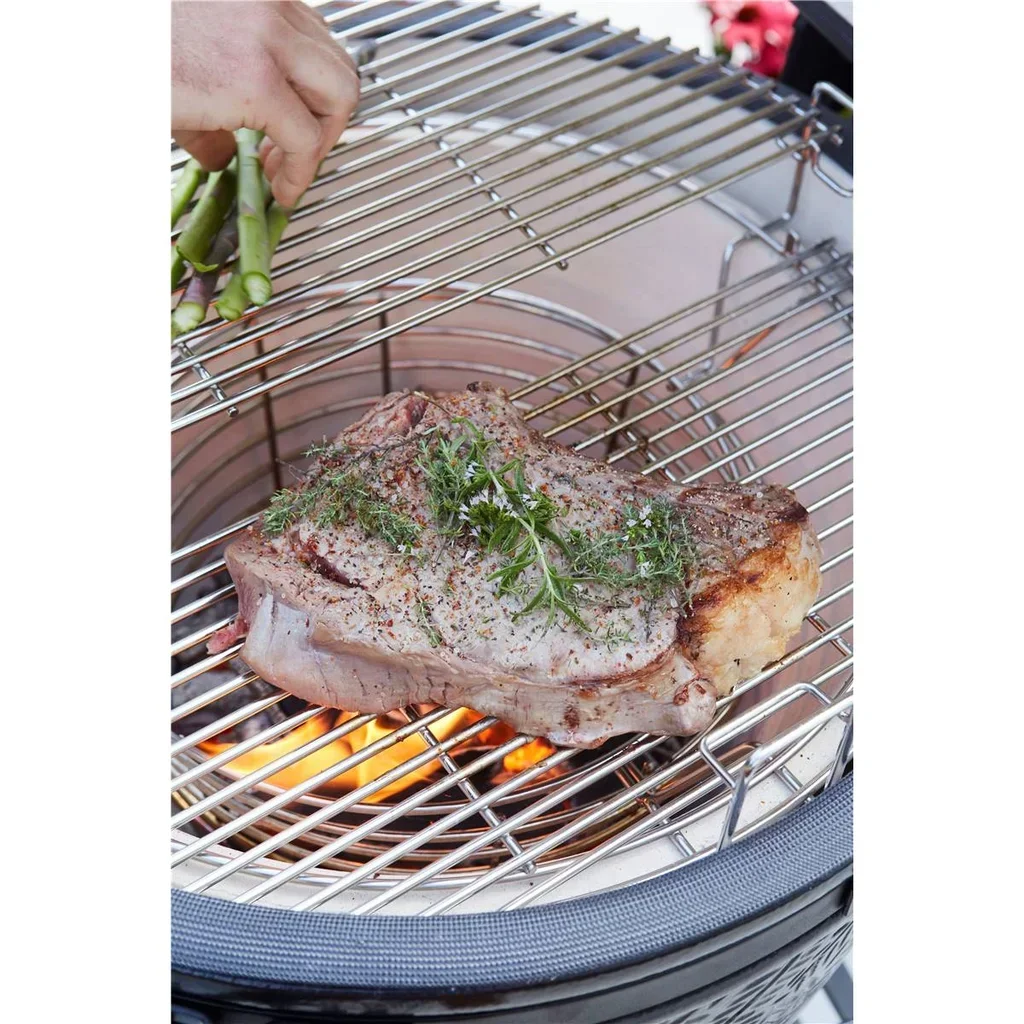 Barbacoa Kamado Barbecook Kamal 2.0 XL Cerámica 56 cm Parrilla Ahumador