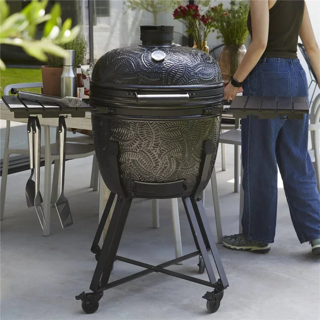 Barbecue Kamado Barbecook Kamal 2.0 XL Nero Opaco - Ceramica 56cm