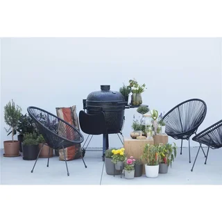 Barbacoa Kamado Barbecook Kamal Ø 60 cm Cerámica Negro Mate