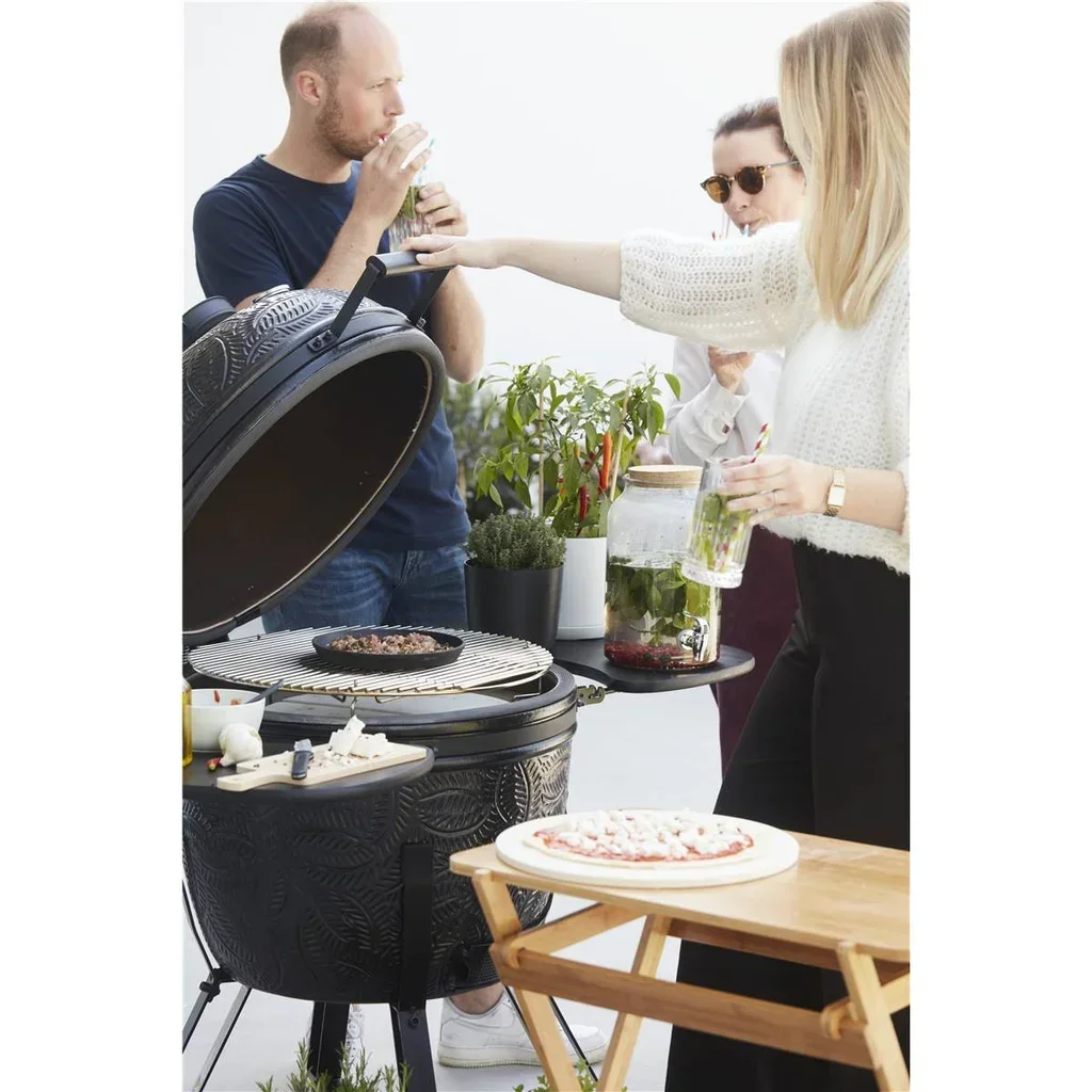 Barbacoa Kamado Barbecook Kamal Ø 60 cm Cerámica Negro Mate