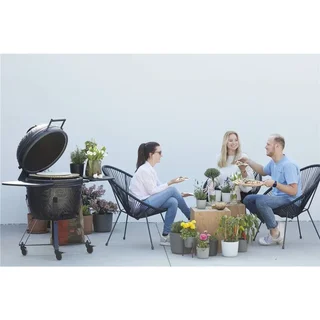 Barbacoa Kamado Barbecook Kamal Ø 60 cm Cerámica Negro Mate