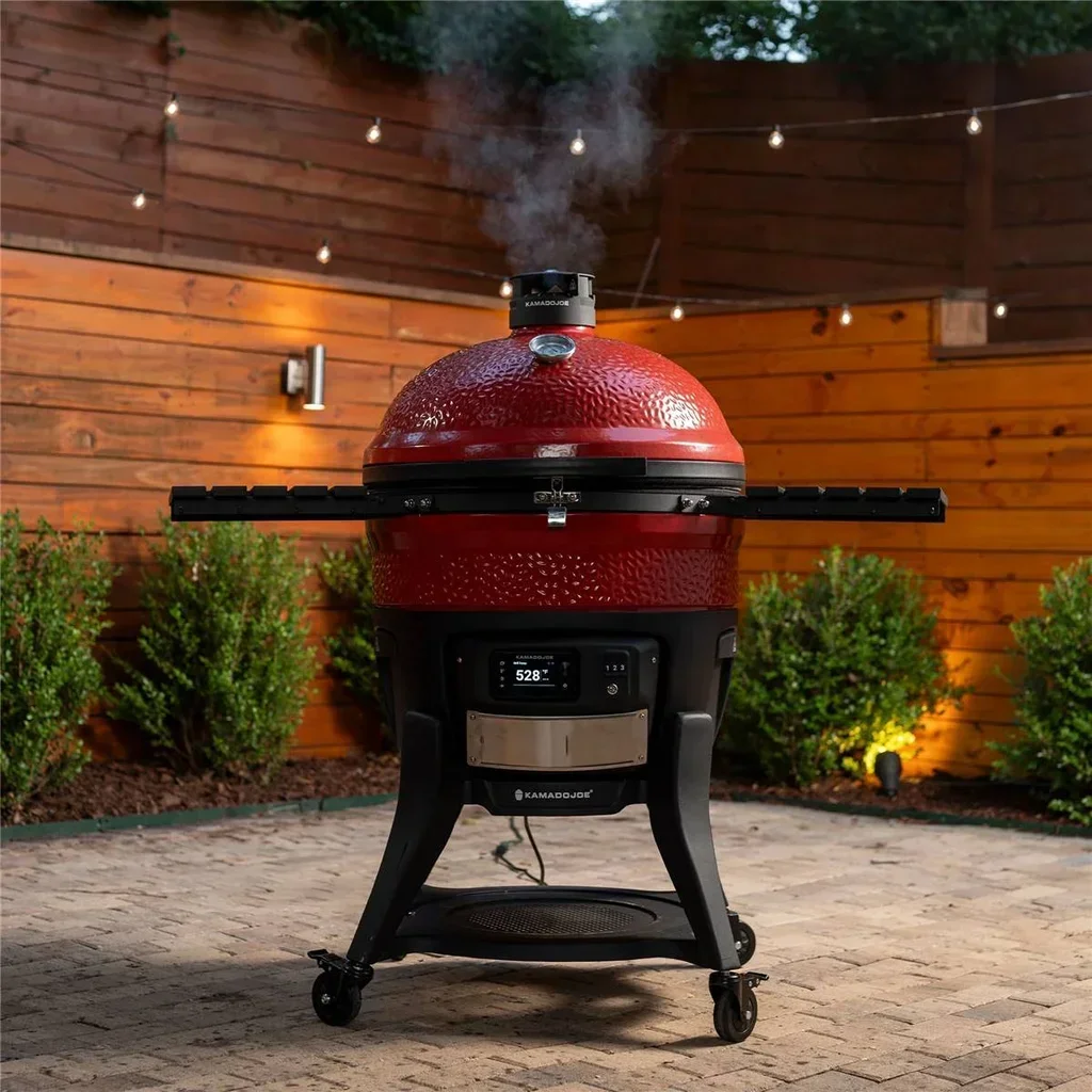 Barbacoa Kamado Big Joe WiFi Cerámica 61 cm Cocción Lenta