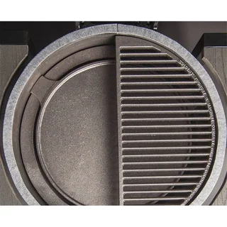 Barbacoa Kamado Goldens de Hierro Fundido con Carrito Móvil 52 cm