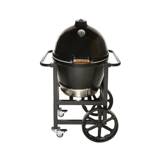 Barbacoa Kamado Goldens de Hierro Fundido con Carrito Móvil 52 cm