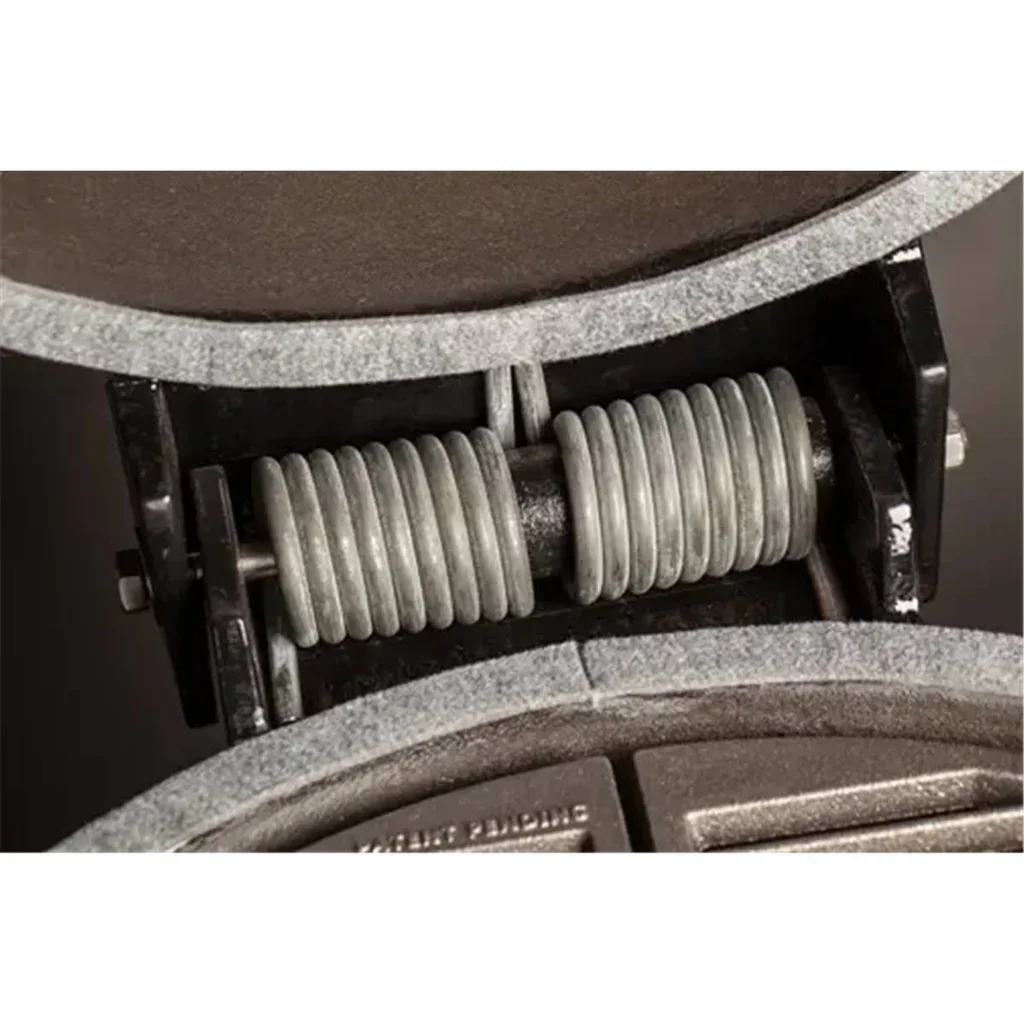 Barbacoa Kamado Goldens de Hierro Fundido con Carrito Móvil 52 cm