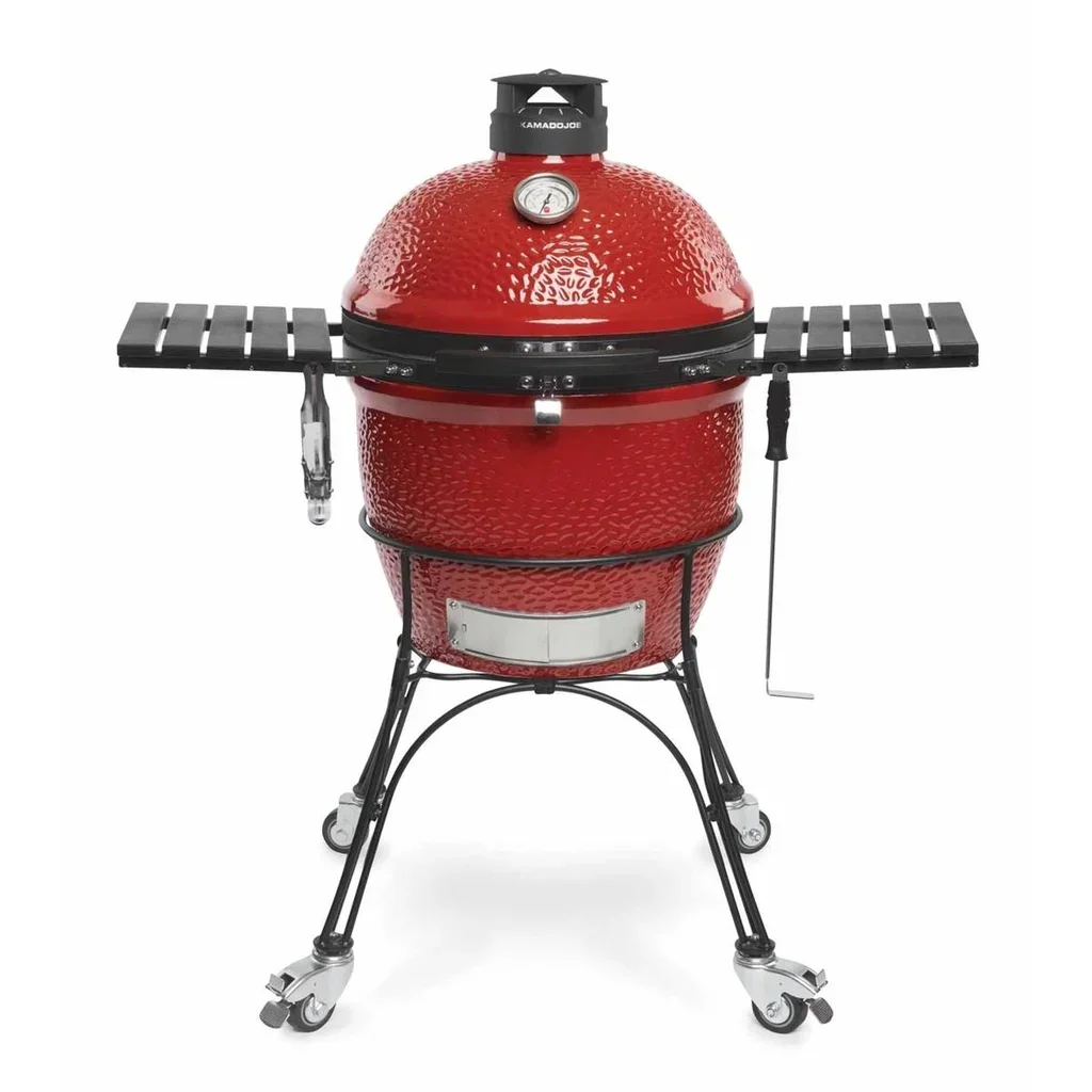 Barbacoa Kamado Joe Classic Joe II Cerámica 46 cm - Parrilla de Carbón Premium