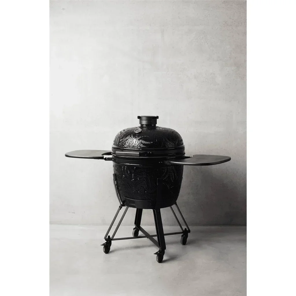 Barbacoa Kamado Kamal 60 cm Barbecook Cerámica Carbón Vegetal Negro Multifunción