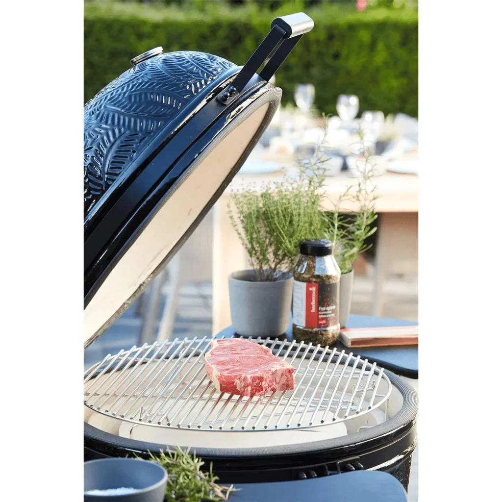 Barbacoa Kamado Kamal 60 cm Barbecook Cerámica Carbón Vegetal Negro Multifunción