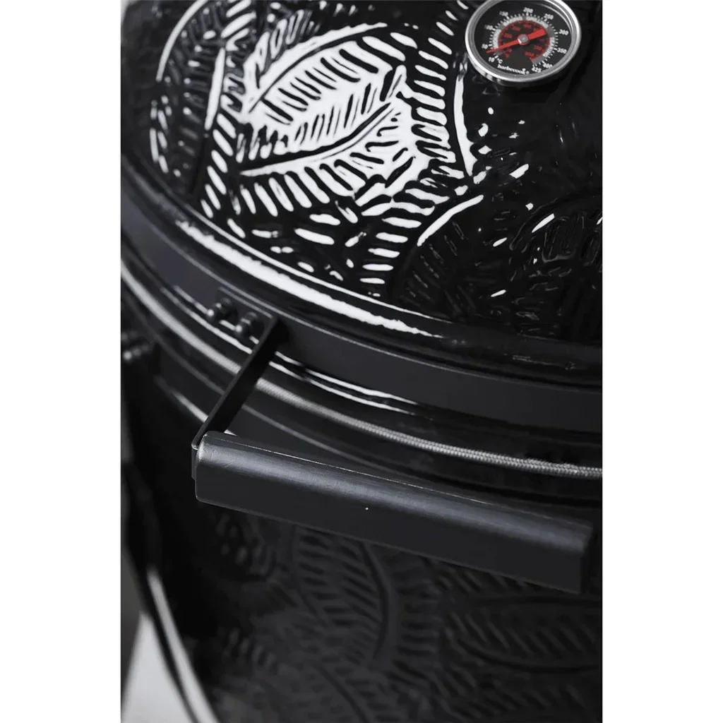 Barbacoa Kamado Kamal 60 cm Barbecook Cerámica Carbón Vegetal Negro Multifunción