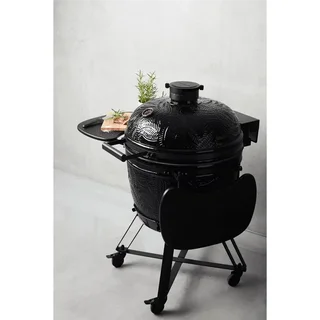 Barbacoa Kamado Kamal 60 cm Barbecook Cerámica Carbón Vegetal Negro Multifunción
