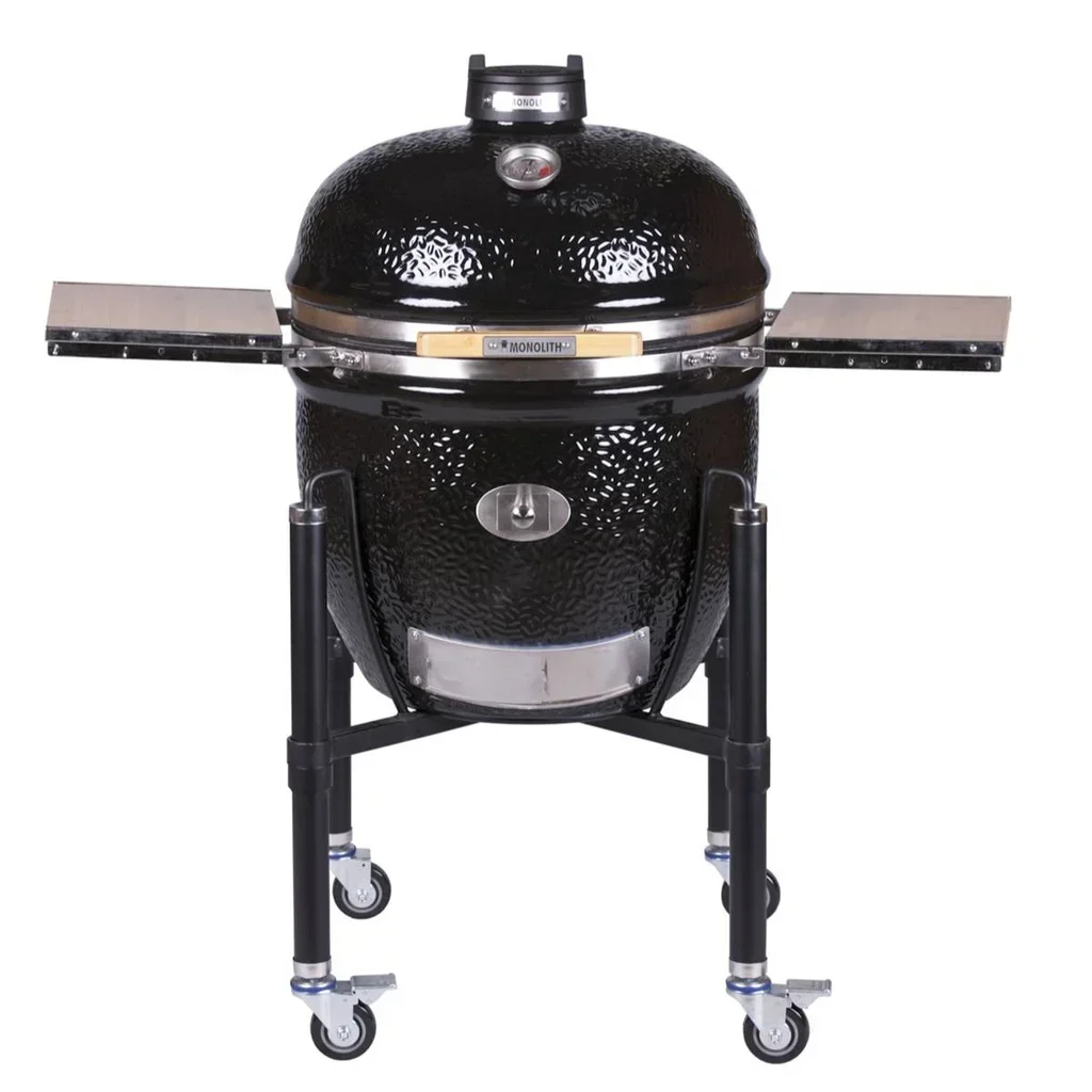 Barbacoa Kamado Monolith CLASSIC ProSerie 2.0 - Cerámica Premium 44cm, 10 Comensales