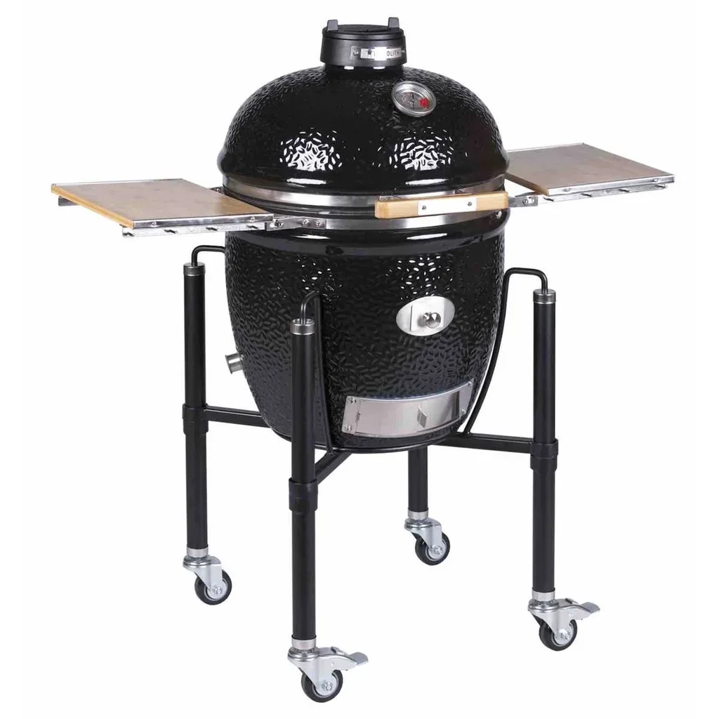 Barbacoa Kamado Monolith CLASSIC ProSerie 2.0 - Cerámica Premium 44cm, 10 Comensales