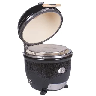 Barbacoa Kamado Monolith LeCHEF Pro 2.0 Negro 55cm 12+ Personas
