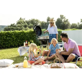 Barbacoa Kettle Napoleon PRO 47 cm Carbon Madera Premium 2024