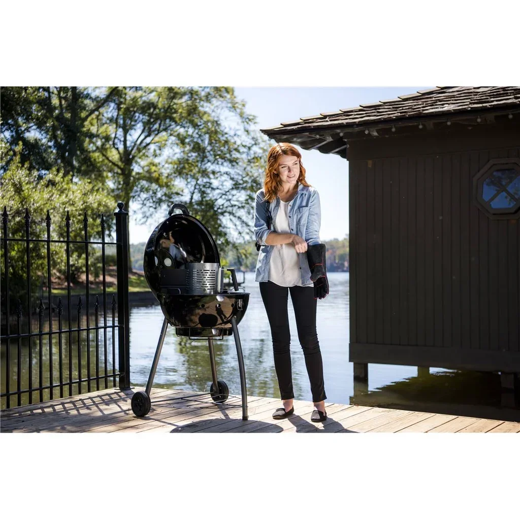 Barbacoa Redonda de Carbón Char-Broil Kettleman TRU Infrared 57cm