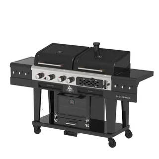 Barbacoa híbrida Pit Boss Memphis Ultimate 2.0 grill gas carbón ahumador horno pizza 4 en 1