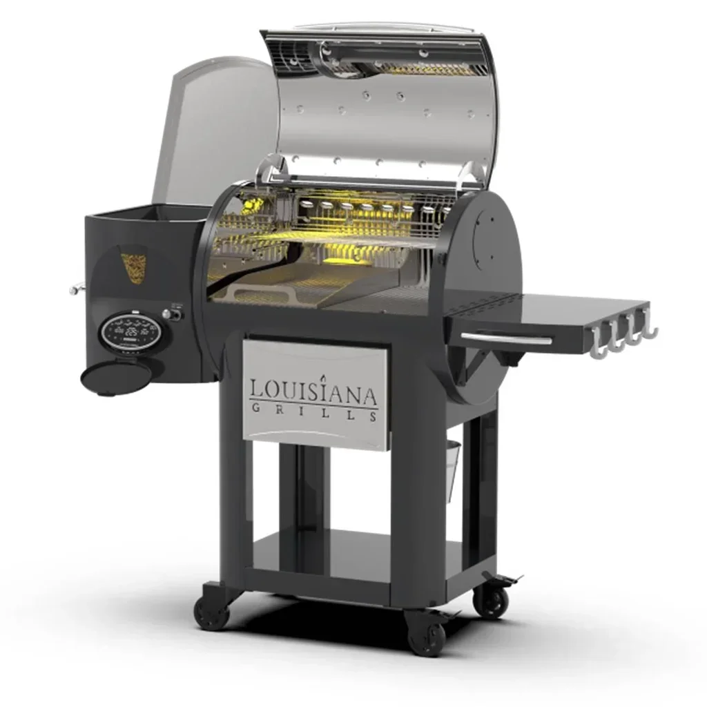 Barbacoa pellet Louisiana Grills 800 Founders Legacy conectada 8-en-1 acero inoxidable
