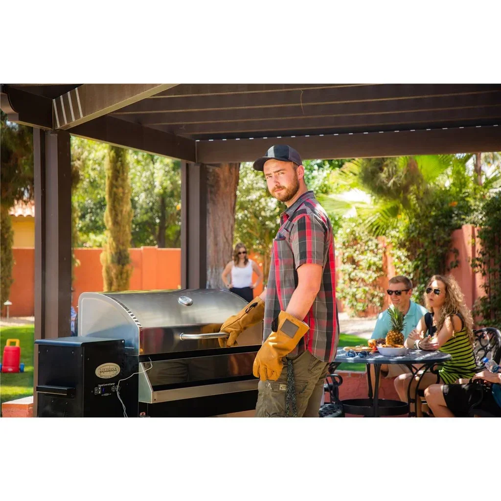 Barbacoa Pellet Louisiana Grills LG800 Elite Ahumador Madera 75x48cm Acero Inoxidable