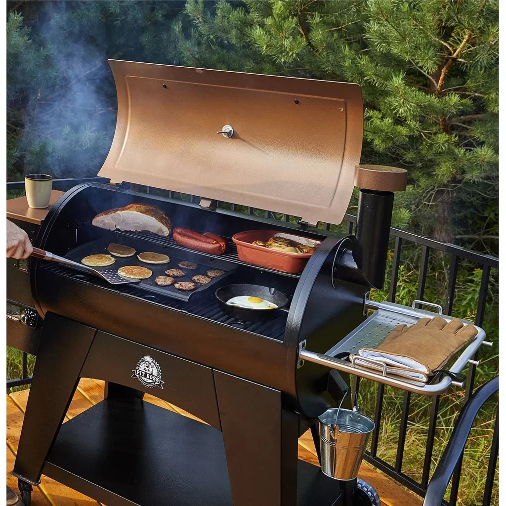 Barbacoa Pellet Pit Boss Austin XL 6500cm² Ahumador Eléctrico Jardín 8-en-1