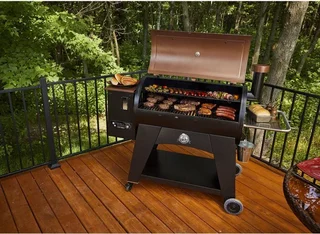 Barbacoa Pellet Pit Boss Austin XL 6500cm² Ahumador Eléctrico Jardín 8-en-1