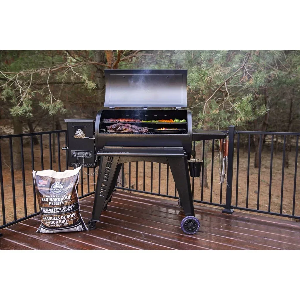 Barbacoa Pit Boss Navigator PB1150 Pellet Grill Ahumador 2-en-1 7419 cm² Superficie