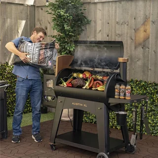 Pit Boss Onyx Austin XL Pellet Barbecue – Wood Pellet Smoker Grill 6503 cm²
