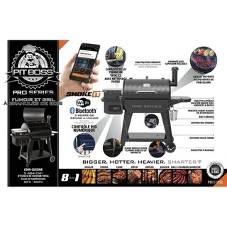 Pit Boss Pro 850 WiFi Connected Pellet Grill Smart Smoker