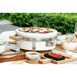 Japanischer Tischgrill Tokyo Shichirin Weiß Grllr 45cm