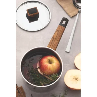 Batería de cocina Brava 4 piezas acero inoxidable y baquelita inducción