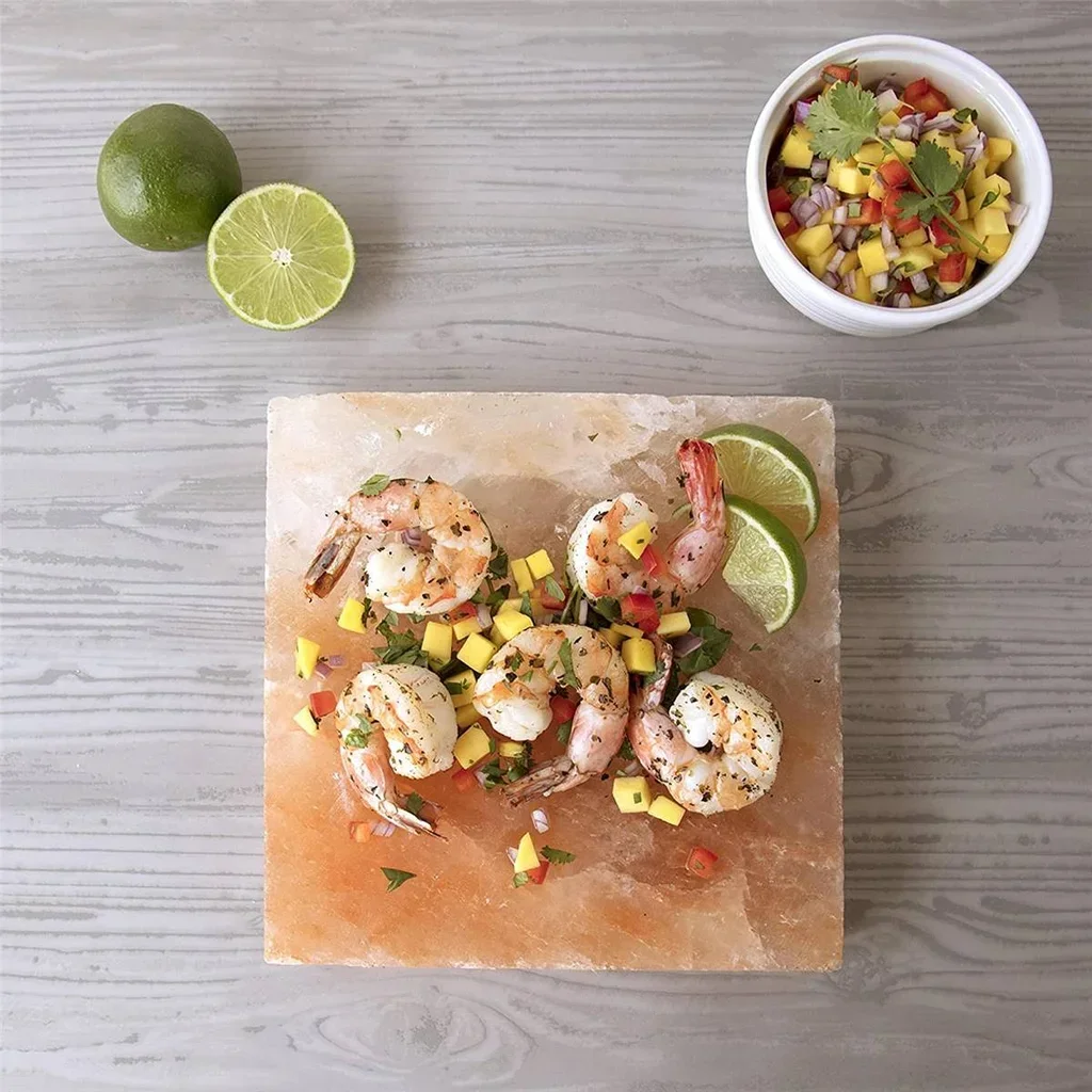 Bloque de Sal del Himalaya 20x10x5cm Steven Raichlen - Piedra Natural para Barbacoa Parrilla