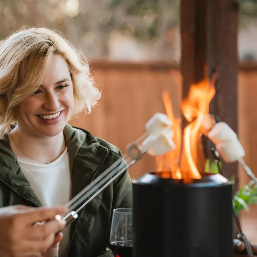 Solo Stove Mesa XL Ash Brasero de Mesa 17,7 cm – Diseño Compacto y Elegante para Exterior