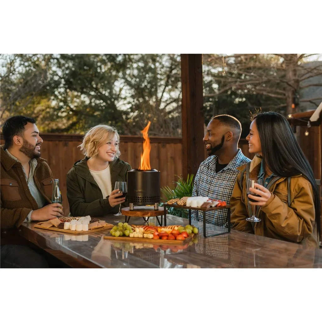 Solo Stove Mesa XL Ash Brasero de Mesa 17,7 cm – Diseño Compacto y Elegante para Exterior