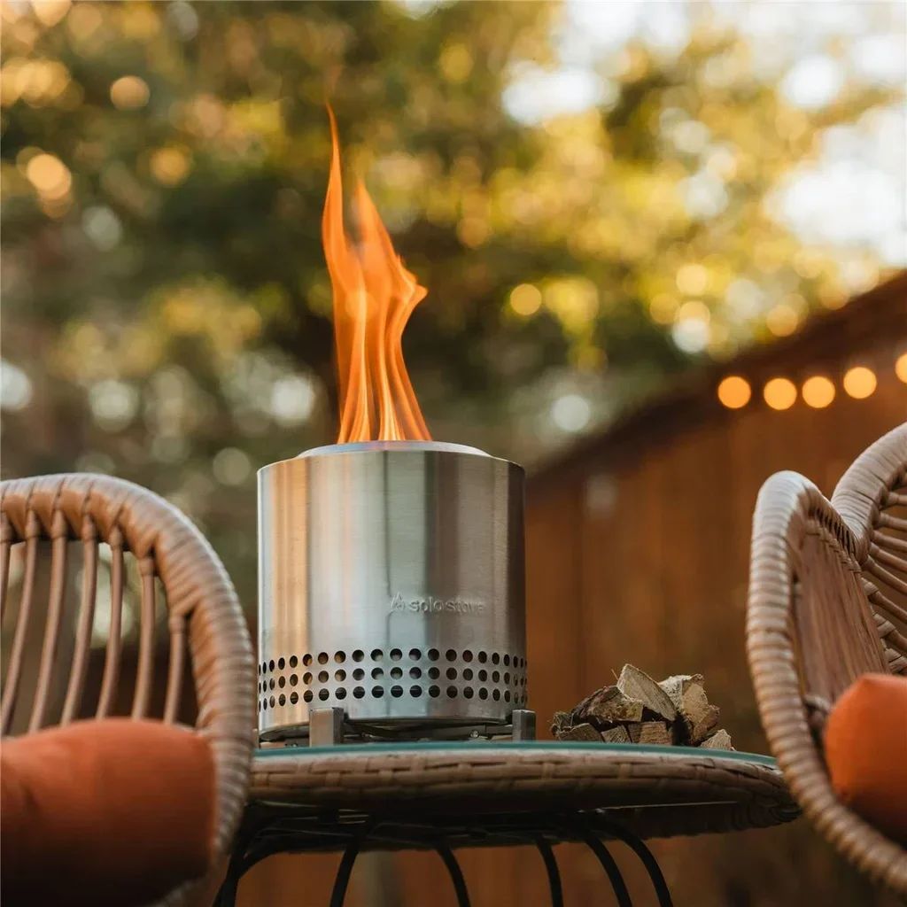 Solo Stove Mesa XL Original Brasero de Mesa 17,7 cm Acero Inoxidable sin Humo