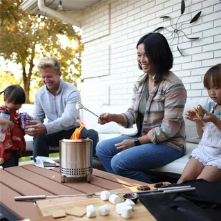 Solo Stove Mesa XL Original Brasero de Mesa 17,7 cm Acero Inoxidable sin Humo