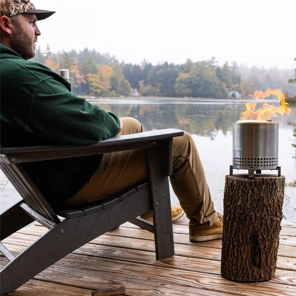 Solo Stove Mesa XL Original Brasero de Mesa 17,7 cm Acero Inoxidable sin Humo