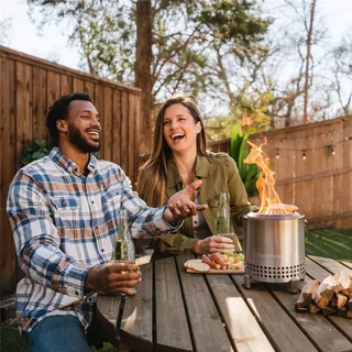 Solo Stove Mesa XL Original Brasero de Mesa 17,7 cm Acero Inoxidable sin Humo