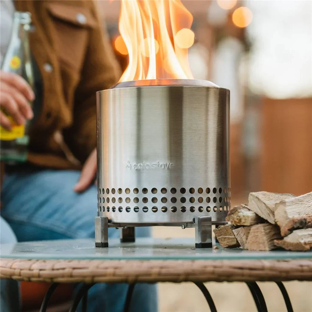 Solo Stove Mesa XL Original Brasero de Mesa 17,7 cm Acero Inoxidable sin Humo